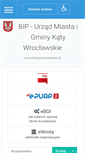 Mobile Screenshot of bip.katywroclawskie.pl